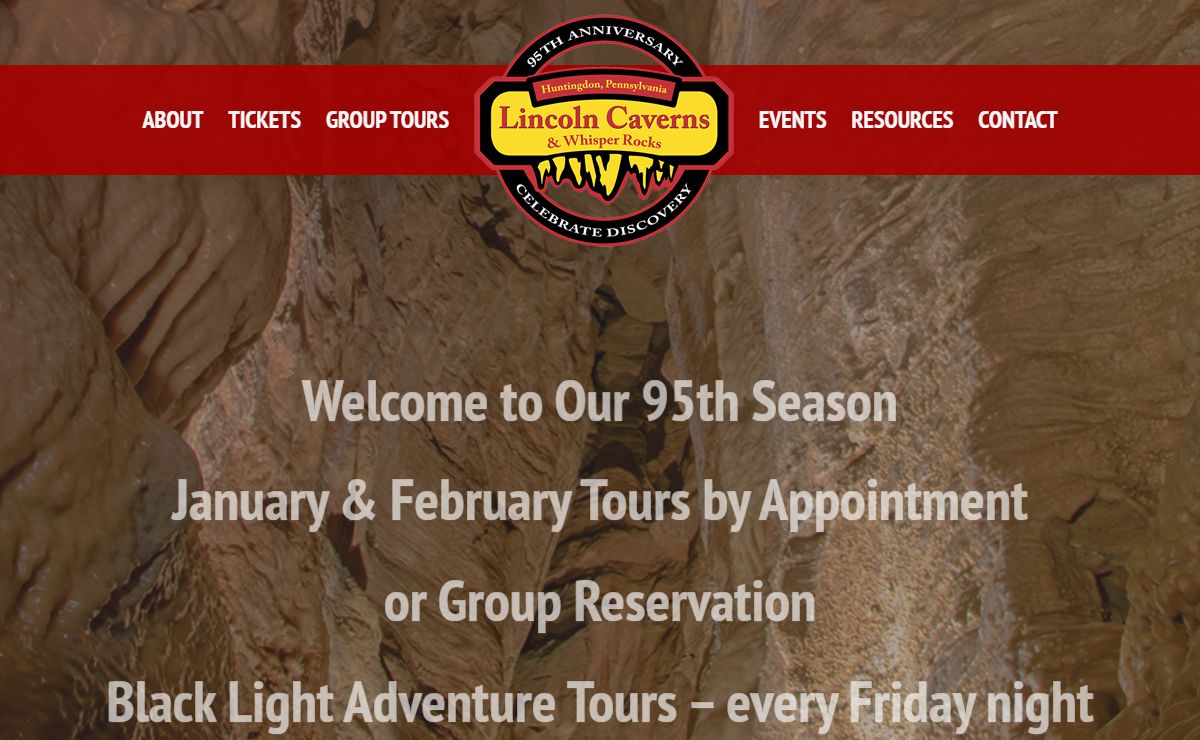 Lincoln Caverns - Where Science, Discovery, and Adventure are Naturally Fun!