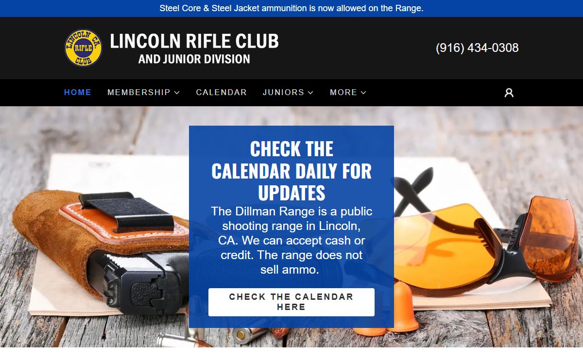 Gun Range - Lincoln Rifle Club & Junior Division