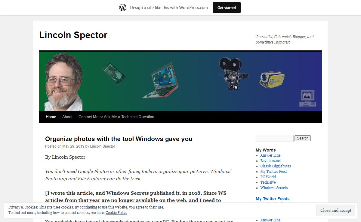 Lincoln Spector | Journalist, Columnist, Blogger, and Sometimes Humorist