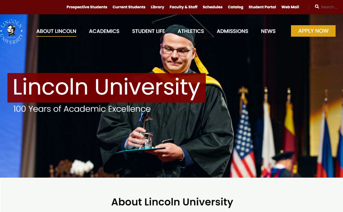 Lincoln University – Since 1919