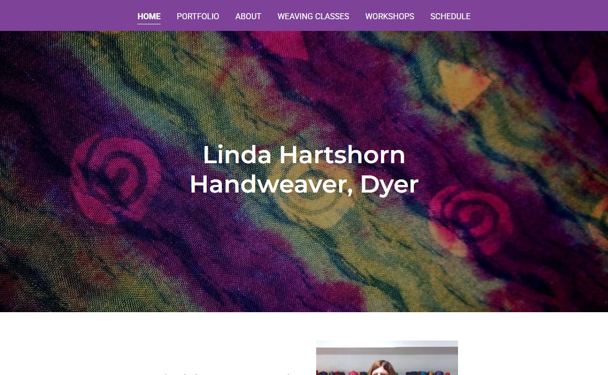 Linda Hartshorn Handweaver, Dyer