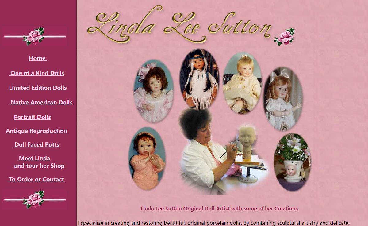 Collectible Porcelain Dolls for Sale & Repairs from Artist & Sculptor Linda Lee Sutton