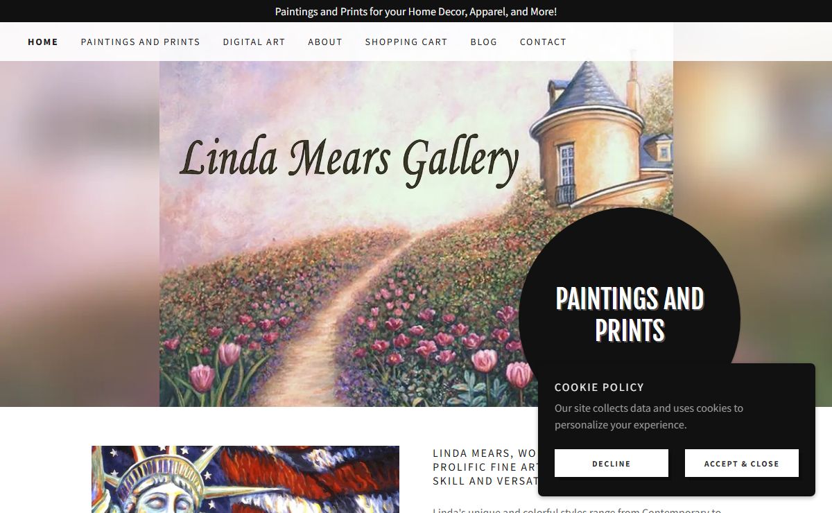 Linda Mears Gallery - Wall Art for Your Home Decor for Sale