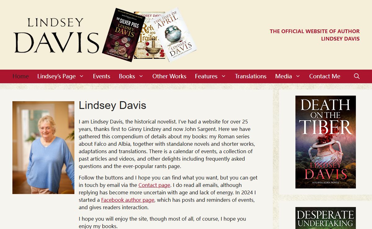 Home | Lindsey Davis