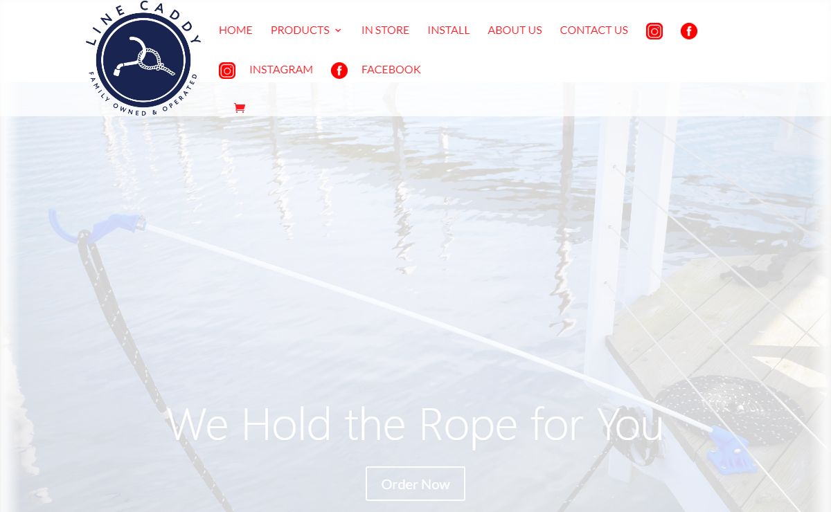 Line Caddy | We hold the line for you!