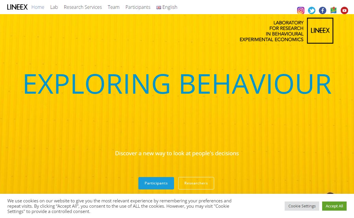 LINEEX - Laboratory for Research in Behavioral Experimental Economics
