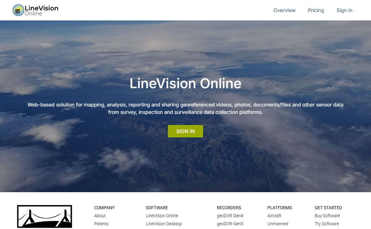 LineVision Online – Geospatial Cloud by Remote GeoSystems