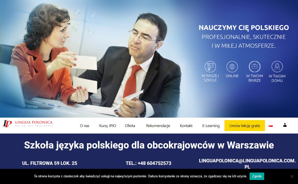 Szkoła języka polskiego dla obcokrajowców w Warszawie - Lingua Polonica