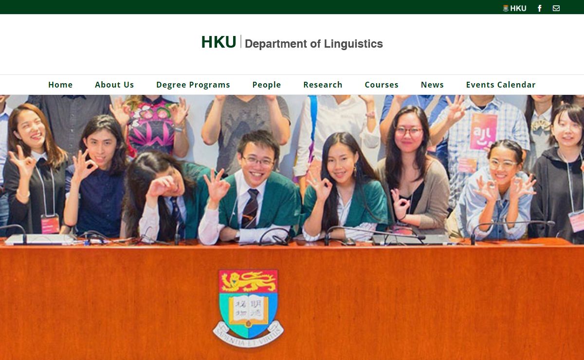 Department of Linguistics, HKU – Department of Linguistics, HKU