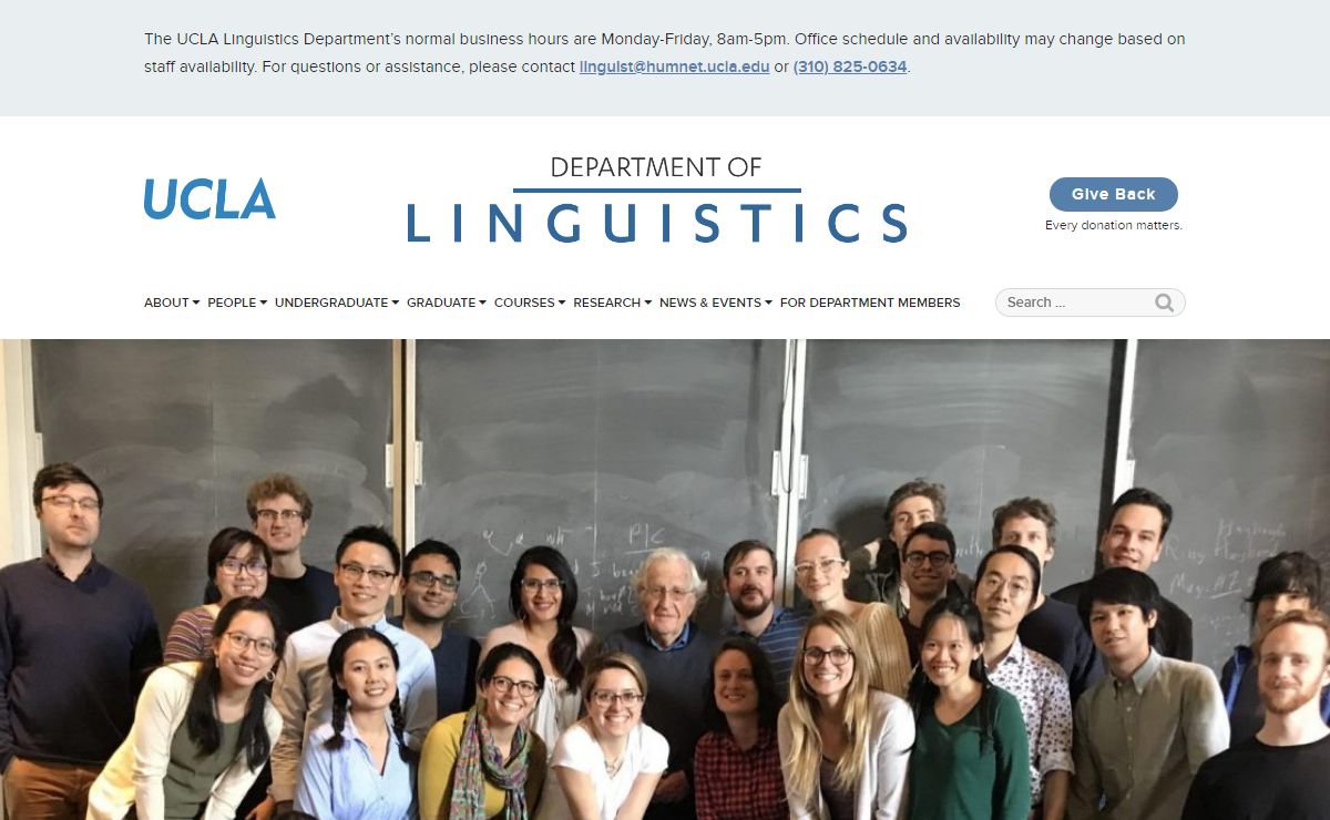 Home - Department of Linguistics - UCLA