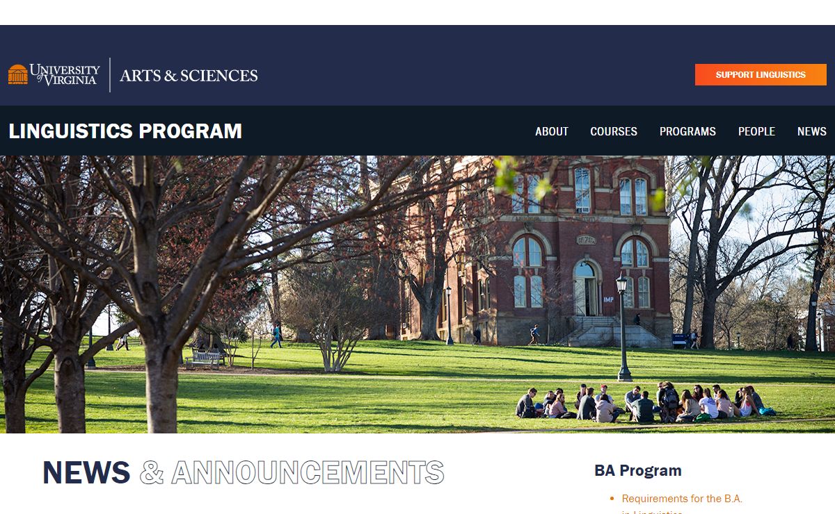Homepage | Linguistics Program
