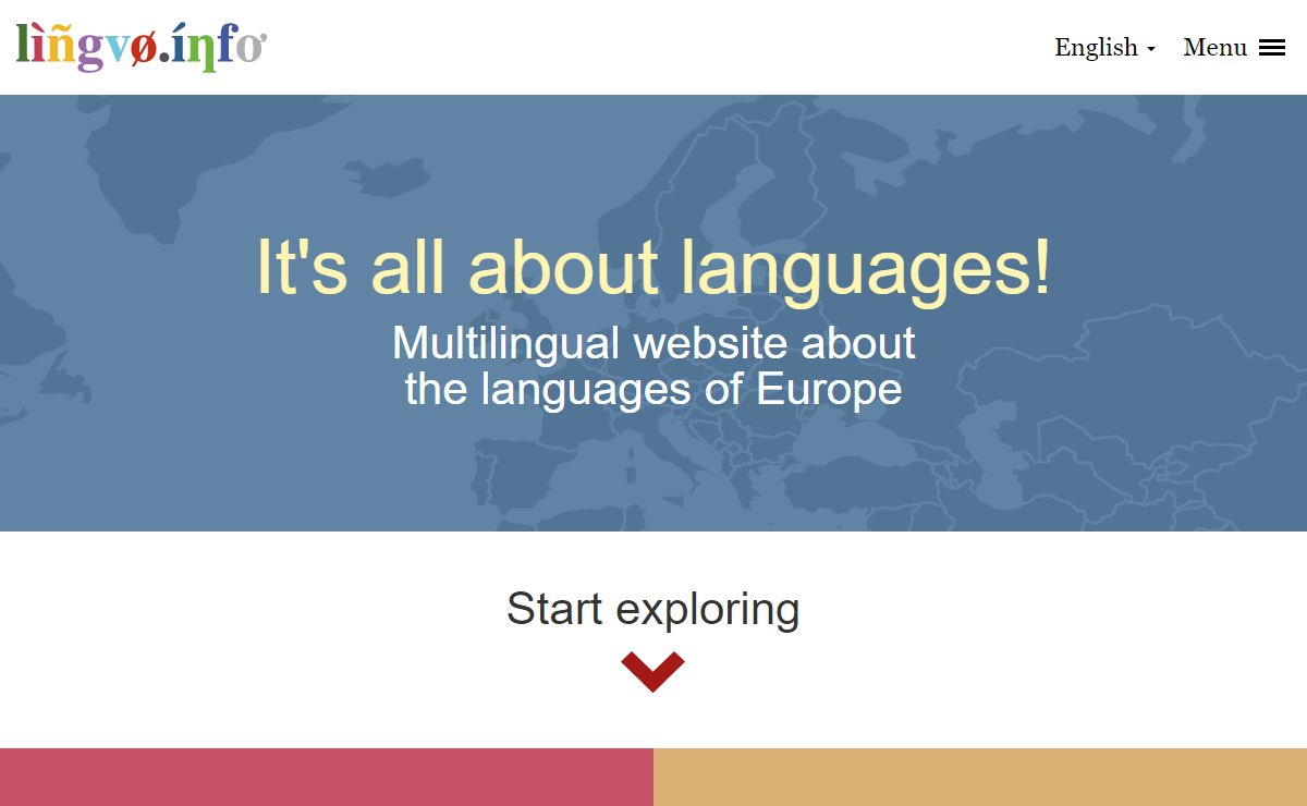Multilingual website about languages :: lingvo.info