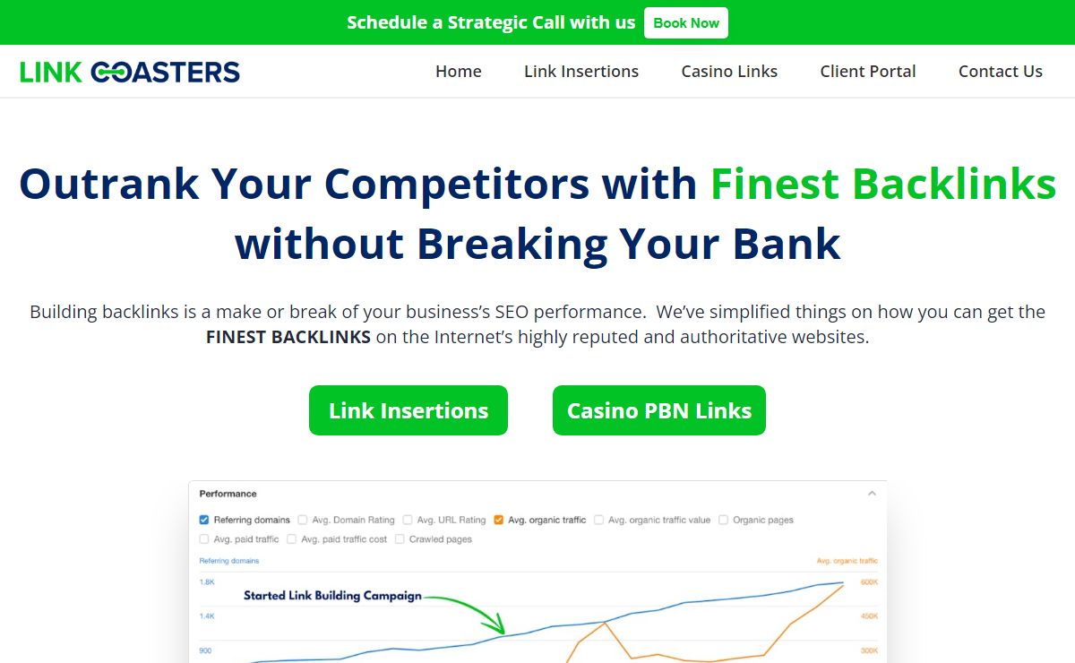 Link Coasters - Your Link Building Partner