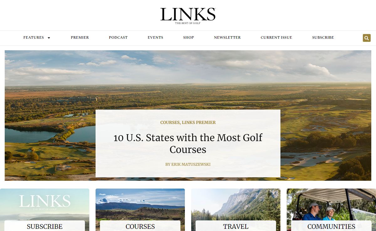 Links Magazine - Home - LINKS Magazine