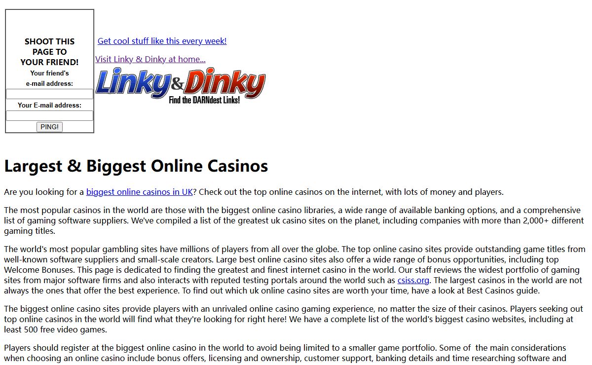 Biggest Online Casinos UK 2025 | Large Gambling Sites