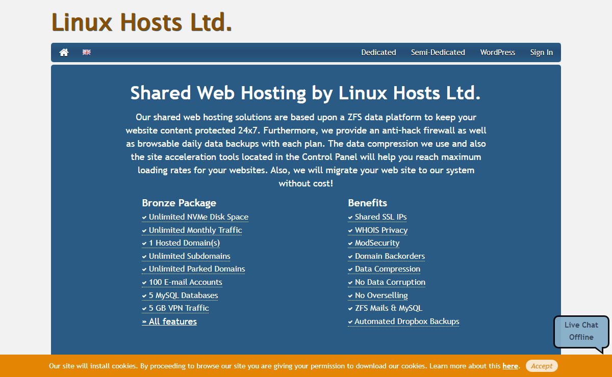 Cloud web hosting. Free trial. No credit card required.