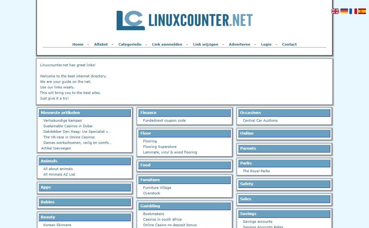 Linuxcounter.net | Try our links!
