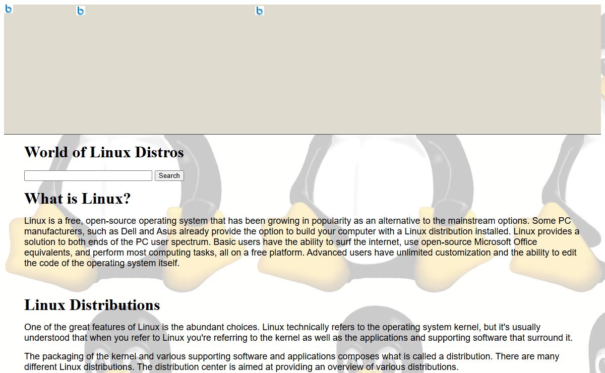 World of Linux Distributions...