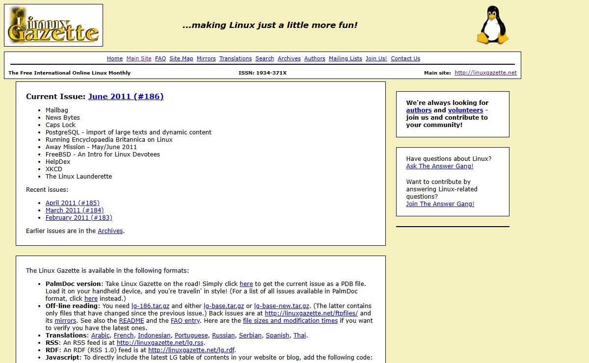 Linux Gazette