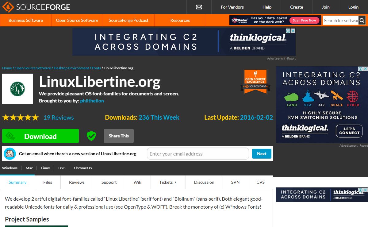 LinuxLibertine.org download | SourceForge.net