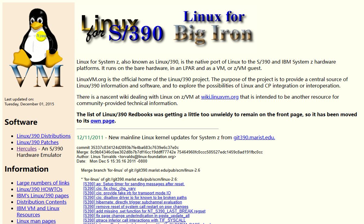 Linux/VM: Two great operating systems, even better together