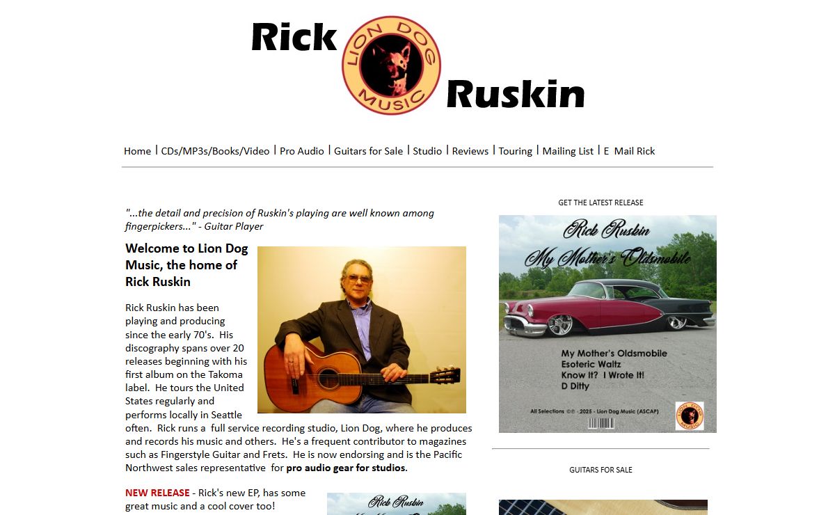 Rick Ruskin/Liondog Music - Home