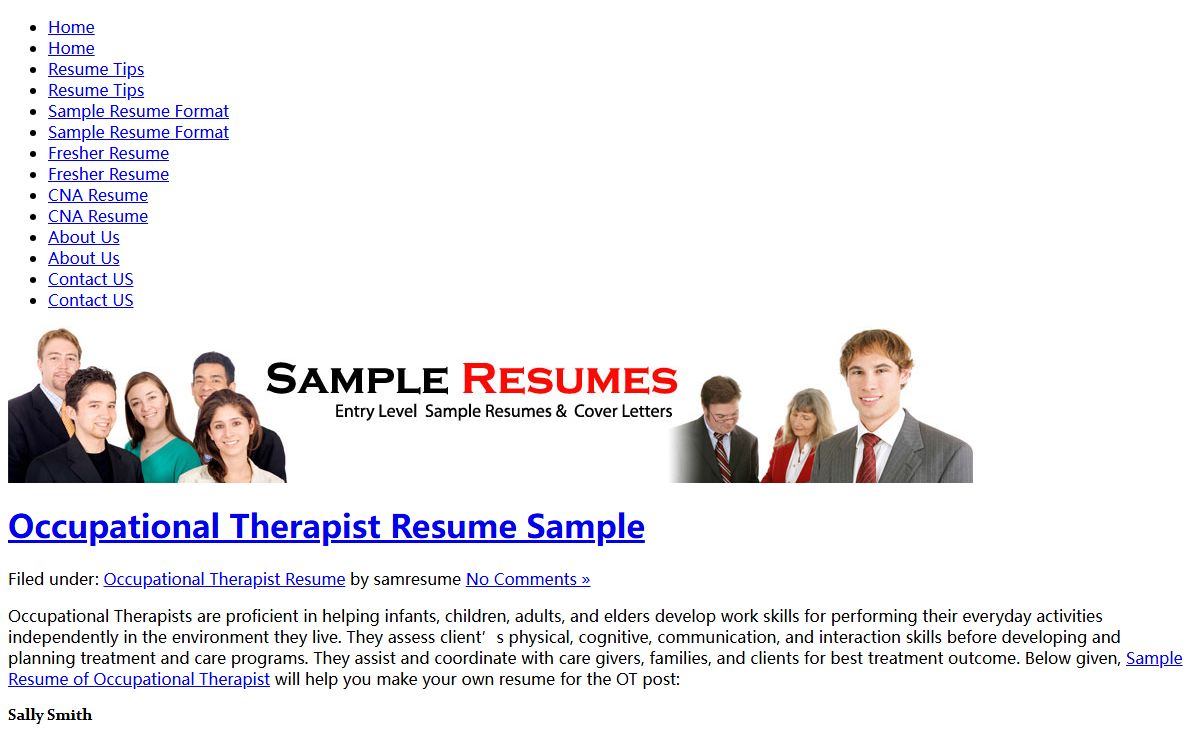 Entry Level Sample Resumes & Cover Letters |