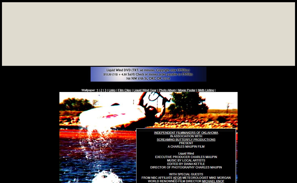 Liquid Wind (2004) - Independent Film Makers of Oklahoma - Screaming Butterfly Productions - Extreme Water Sports - Documentary - Windsurfing - Kiteboarding