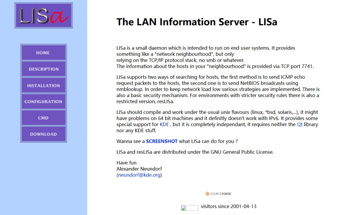 LISa - LAN Information Server