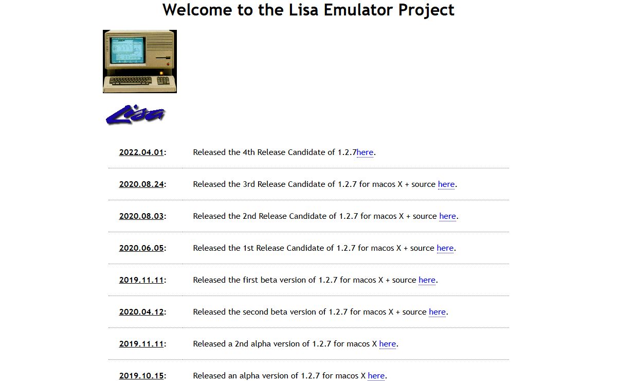 Lisa Emulator Project
