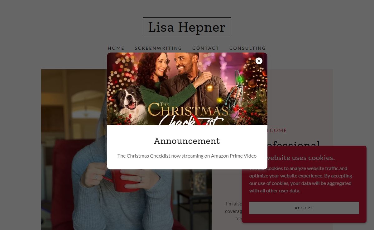 Christmas Romance Screenwriter - Lisa Hepner