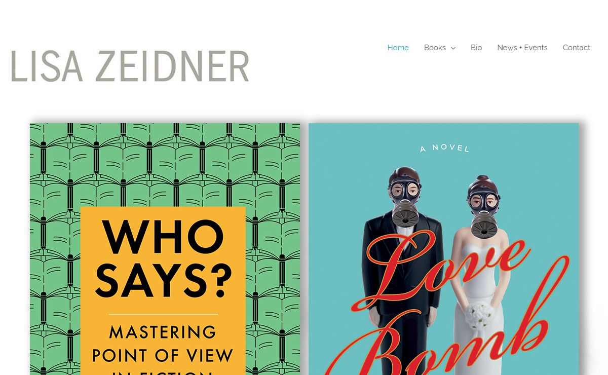 Lisa Zeidner's new book, Who Says?