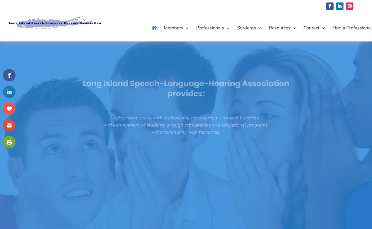 Long Island Speech-Language-Hearing Association - LISHA