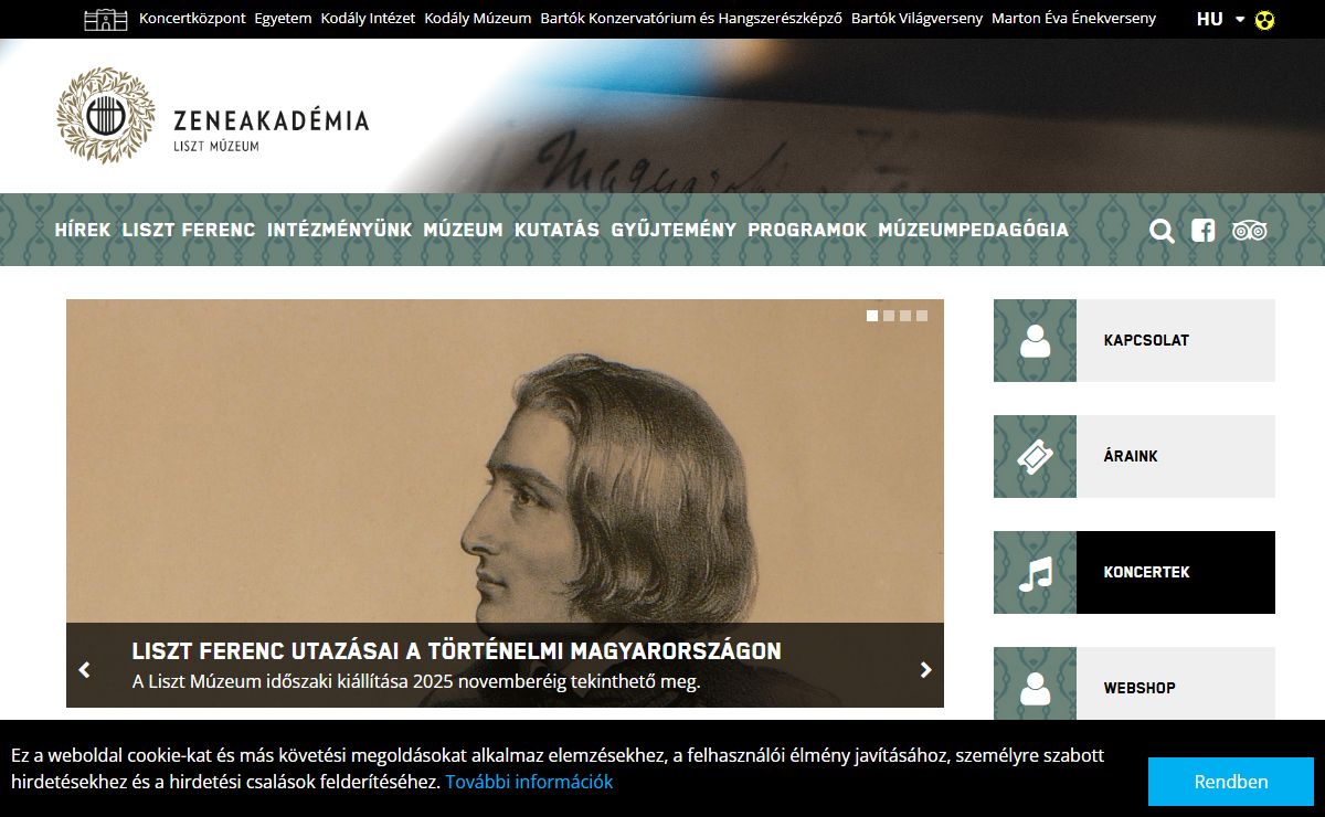 Liszt Ferenc Emlékmúzeum és Kutatóközpont | Liszt Ferenc Emlékmúzeum és Kutatóközpont