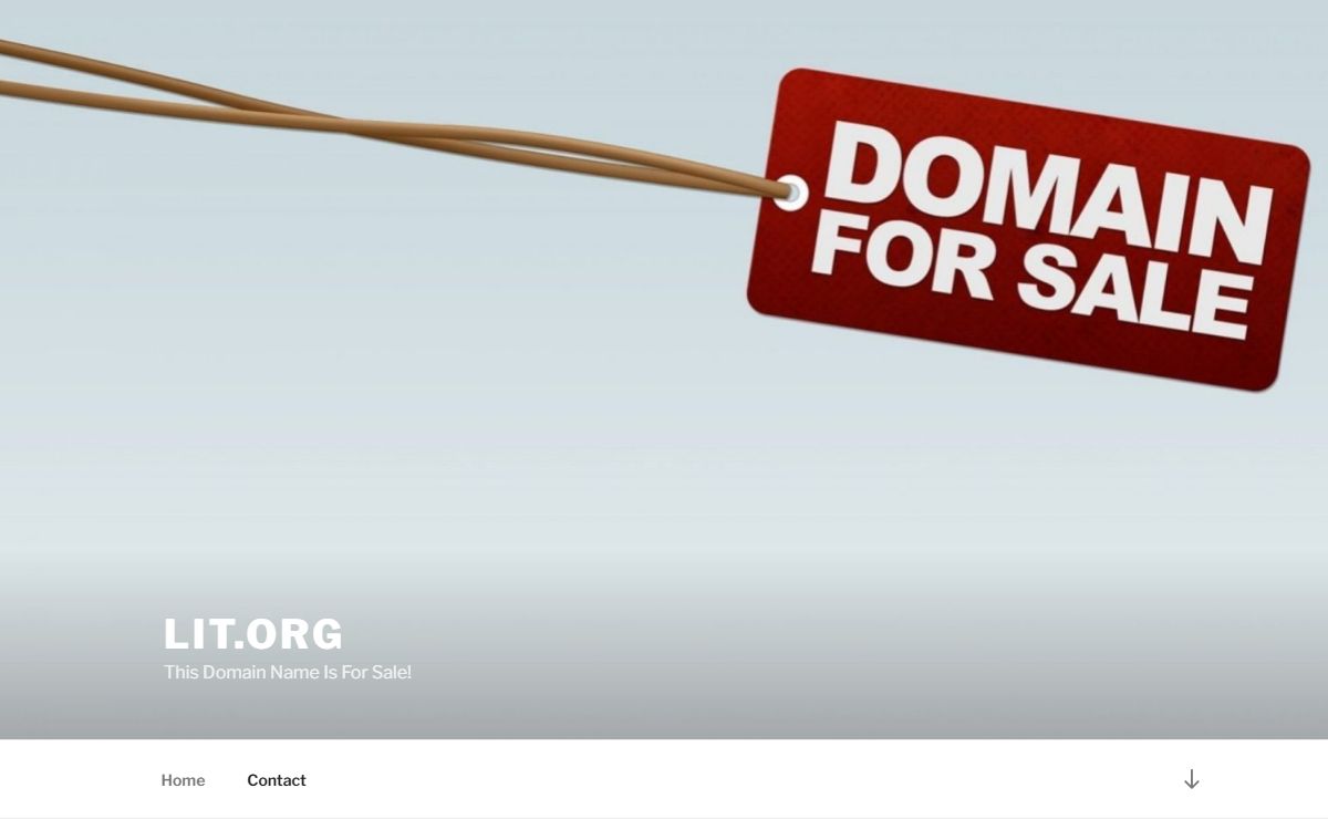 LIT.org – This Domain Name Is For Sale!
