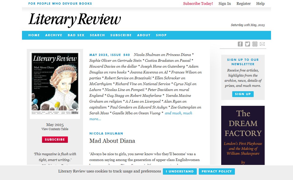 Literary Review | For People Who Devour Books