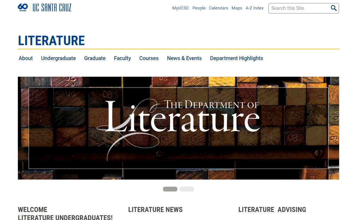UC Santa Cruz - Literature