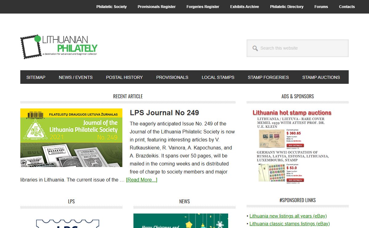 Lithuanian Philately – a destination for advanced and beginner collector