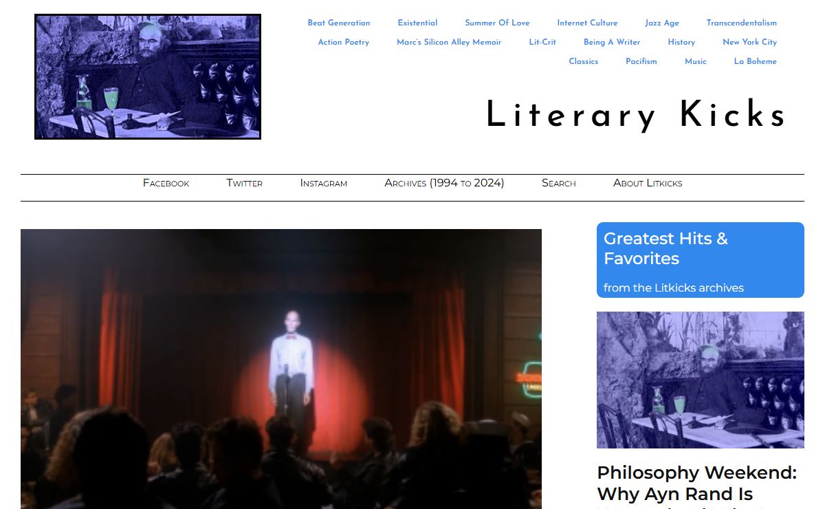 Literary Kicks : Literary Kicks