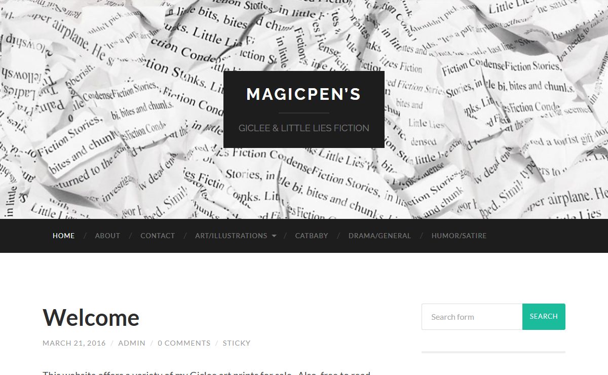 Magicpen’s – GICLEE & LITTLE LIES FICTION