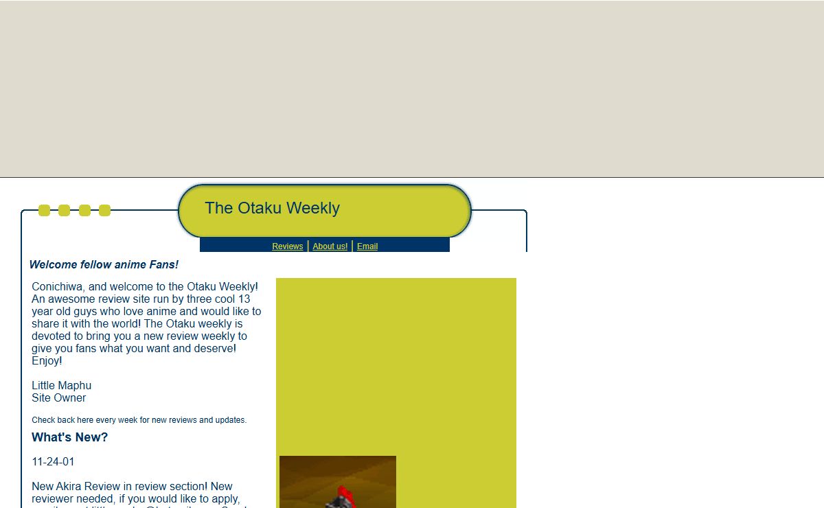 The Otaku Weekly