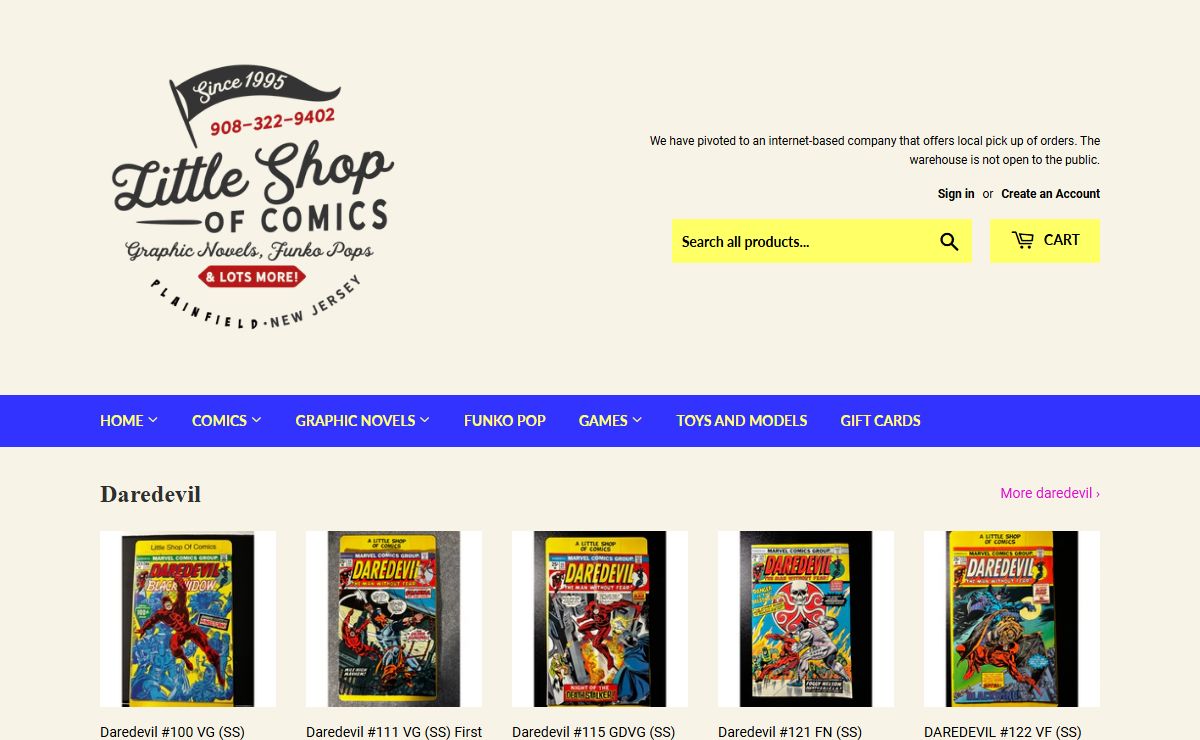 A Little Shop of Comics