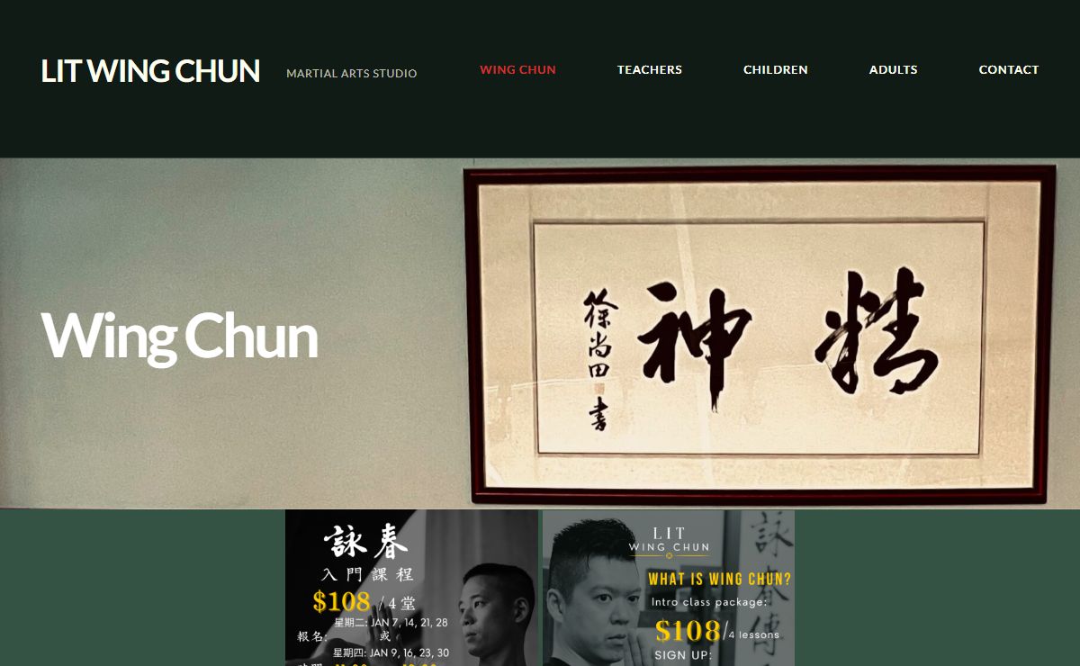 LIT WING CHUN – Martial Arts Studio