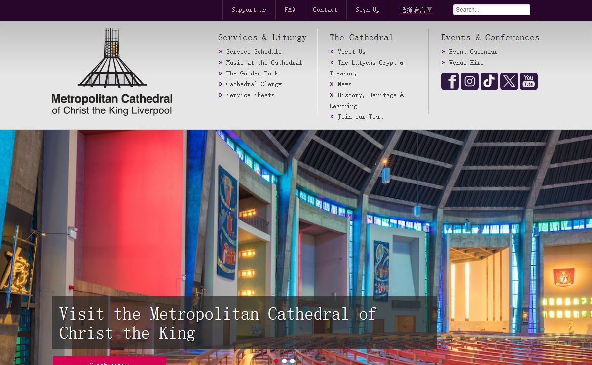 Liverpool Metropolitan - Experience the fascinating history and heritage of the Metropolitan Cathedral of Christ the King