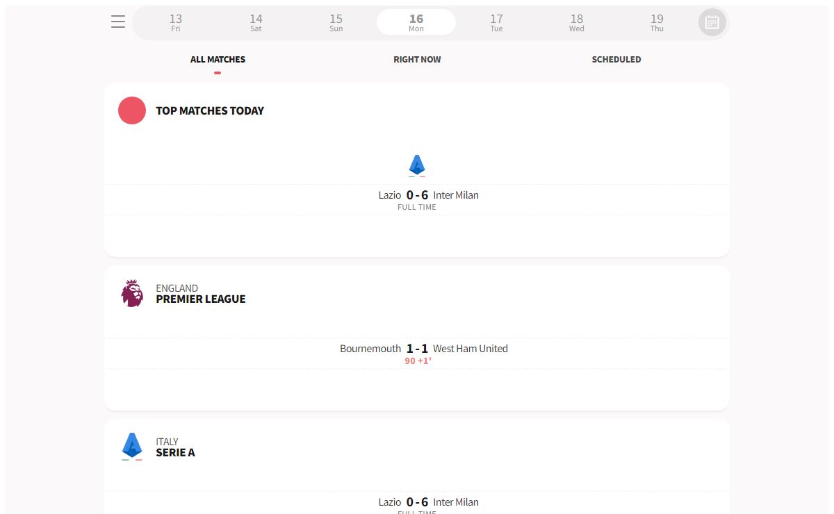 Live SCORES 24/7