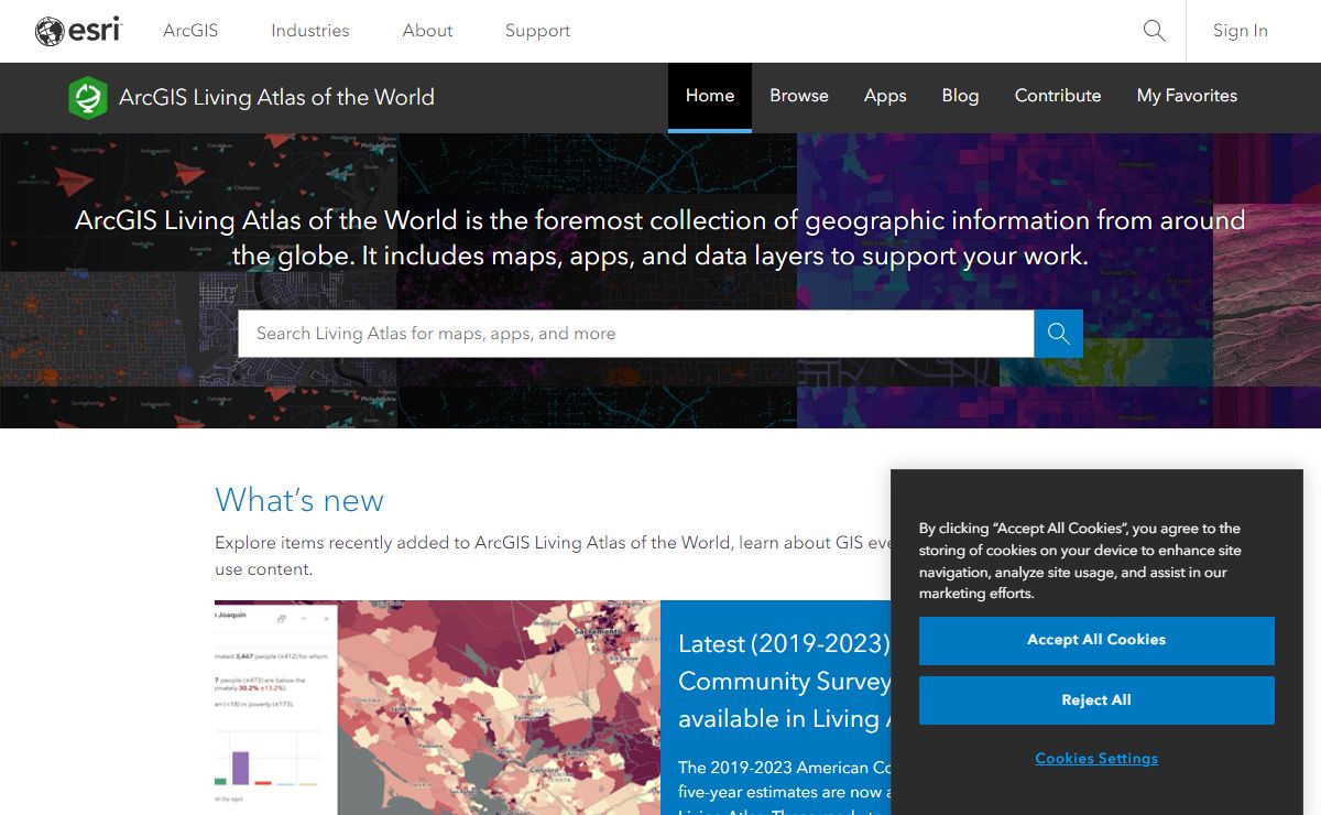 ArcGIS Living Atlas of the World