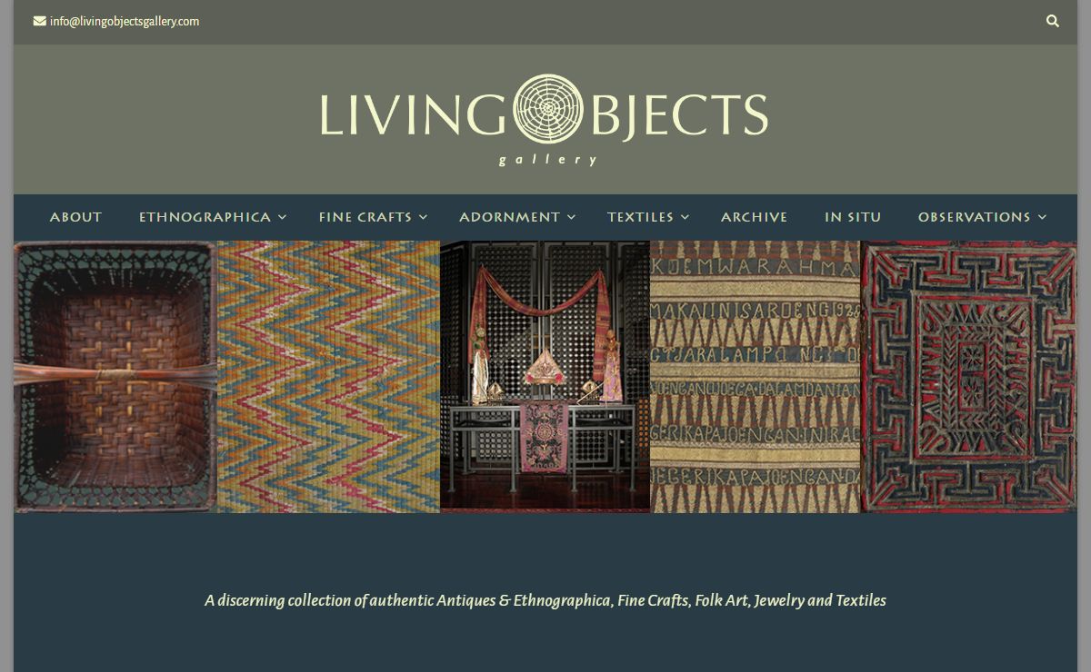 Living Objects Gallery | Ethnographica, Folk Art, Adornment, Textiles