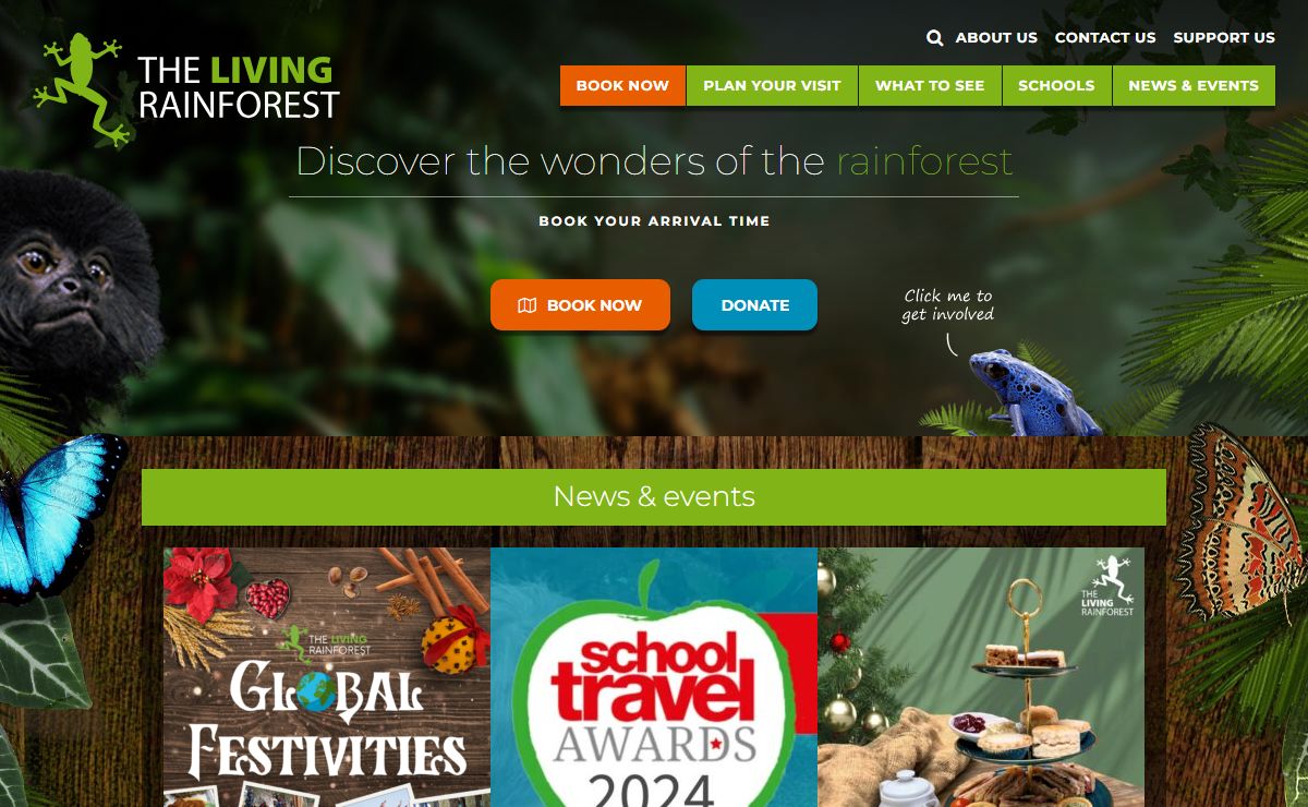 Visit the Living Rainforest
