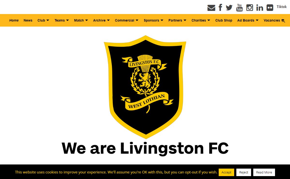 Welcome - Livingston FC