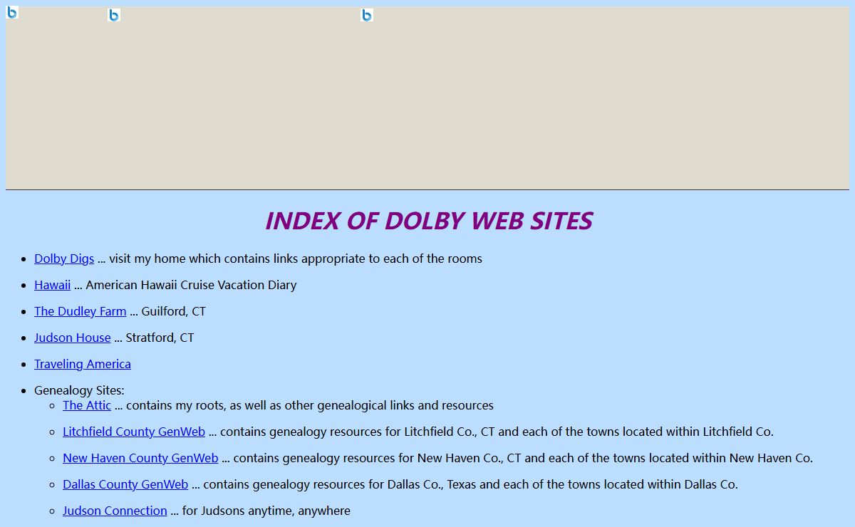 More Judson, Dolby info